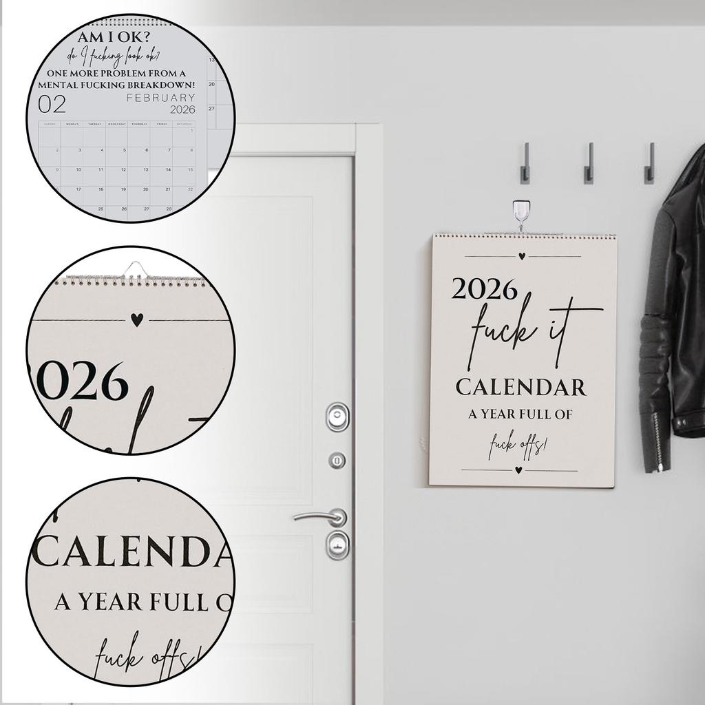 Wish List Calendar, Home Decoration, Holiday Gift, Family Must-have Calendar