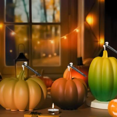 1/3 шт. силиконовая форма для свечи с ароматом тыквы, сделай сам, изготовление свечей, ручная работа, осенняя тема, растение, смола, хэллоуин, день благодарения, декор