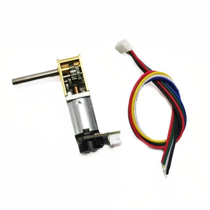 Worm gear N20-1218 gear motor Hall encoder 12v 26rpm micro DC gear motor
