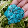 Natural Blue Turquoise Loose Gemstone Uncut Rough 380ct for Collection for Gemstone Collections