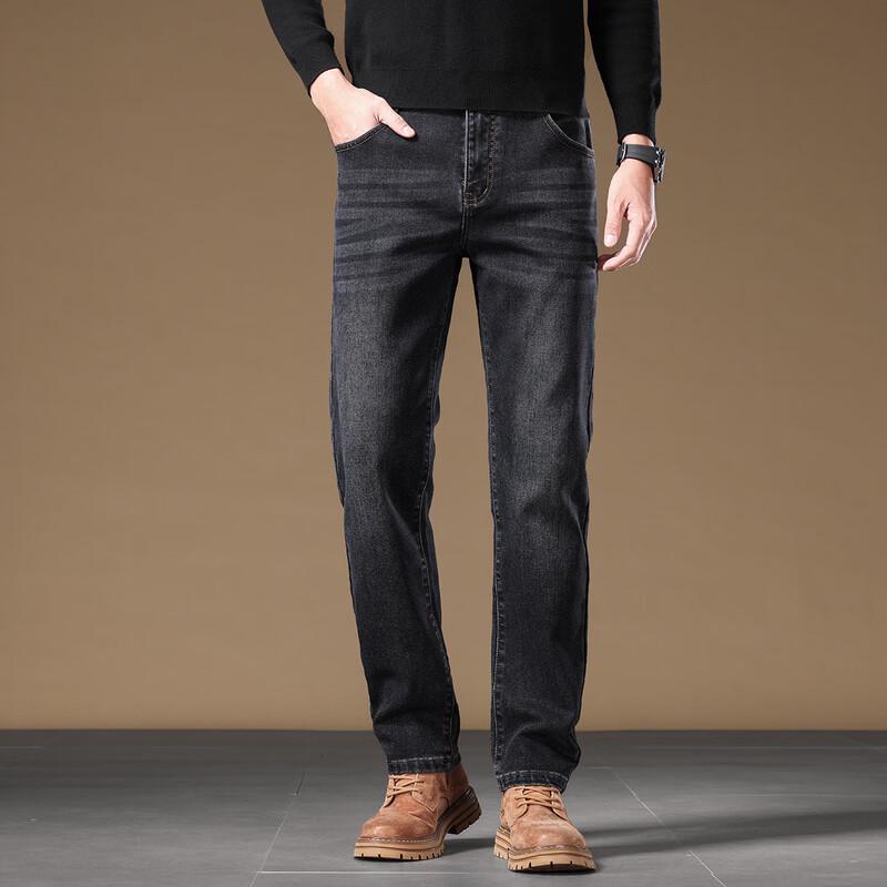 Jeep Мужские джинсы из денима прямого кроя в стиле ретро