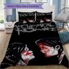 My Chemical Romance Pattern Bedding,Quilt Set Quilt Cover Pillowcase Home Birthday Gift (1*duvet cover+2*pillowcase,without core)SSJT0917503