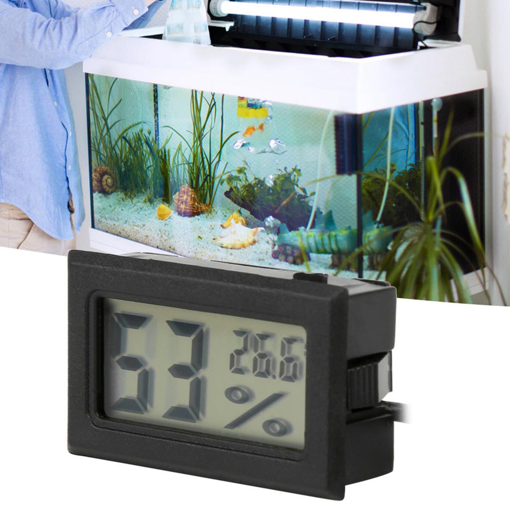 Digital Thermometer Hygrometer Embedded Type LED Digital Humidity Meter with Probe Indoor Use( Less Than Span Class= Ui