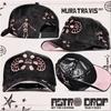 Adjustable Unisex Baseball Cap With Embroidered Letter Rhinestone Decor Hip Hop Style