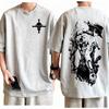 One Piece Portgas D Ace TShirt Men Oversized Cotton Anime Graphic Tee Casual Streetwear Soft Breathable Loose Crew Neck Top