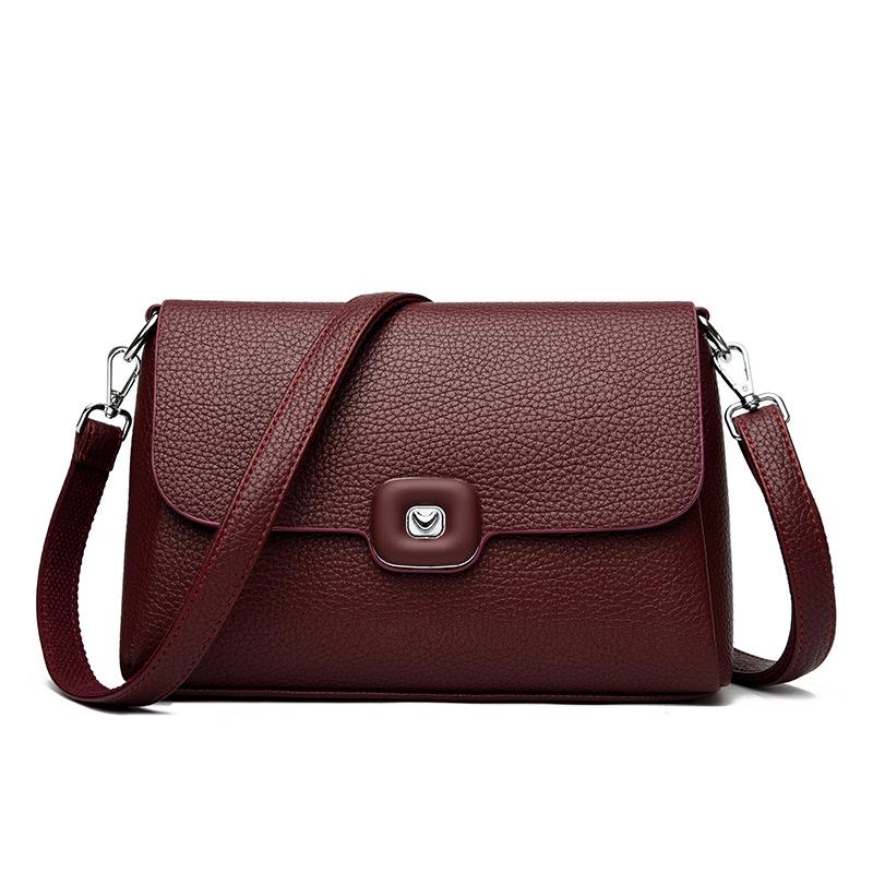 Маленькая квадратная женская сумка, модная сумка через плечо на одно плечо с узором личи