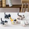 Resin Wardrobe Door Knob Handle Lovely Hanging Hooks Furniture Cat Shape Drawer Knobs  Kids Bedroom