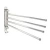 4-swivel Towel Rack Bar Rod Rail Holder Bathroom Kitchen 304 Stainless Steel