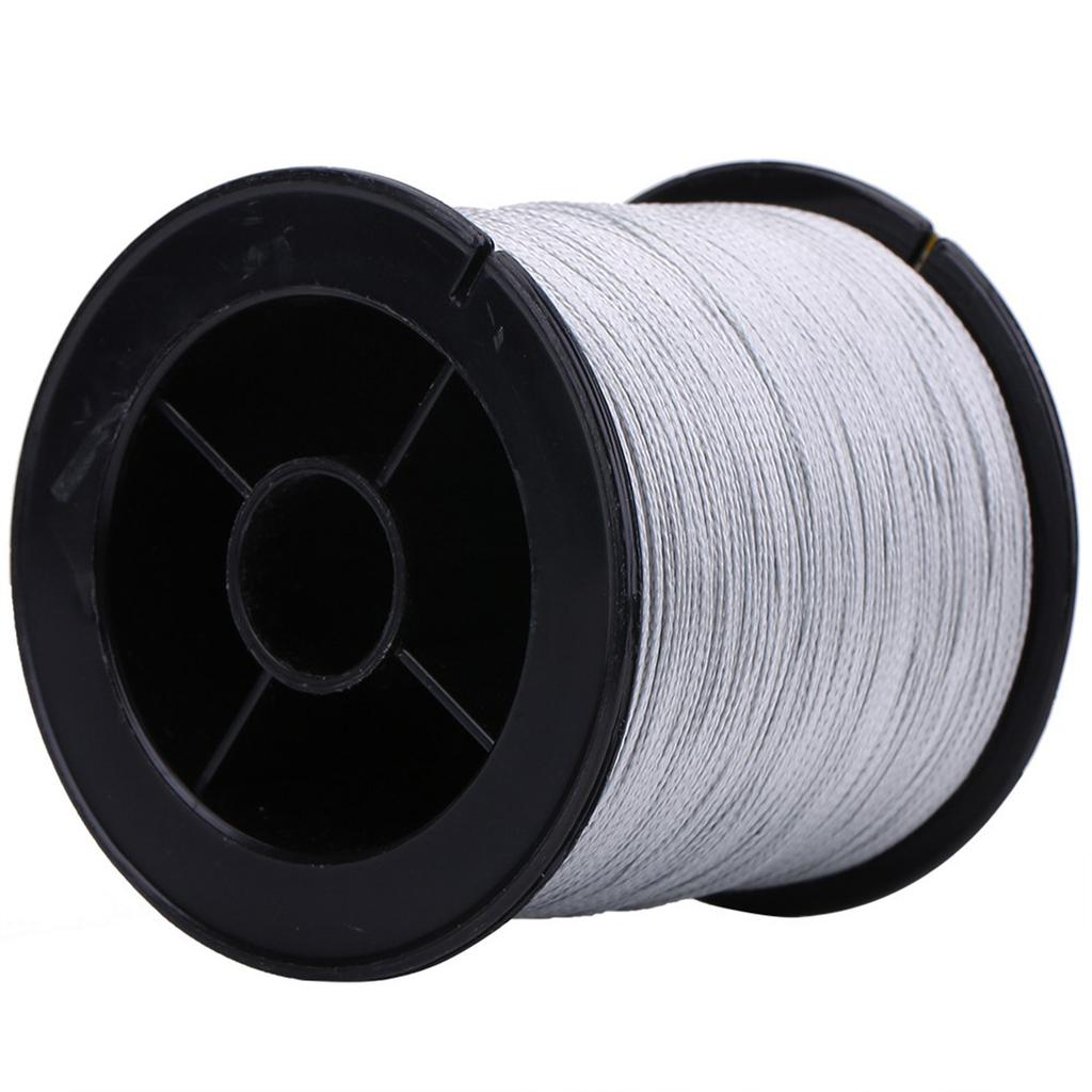 300m PE   4 Strands Super Strong Fishing Lines Multi filament Fish Rope Cord Grey (0.6)
