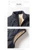 Men's Lambswool Casual Fleece Vest - Thick, Cold-Resistant Sleeveless Jacket for Autumn-Winter (Middle-Aged & Elderly)