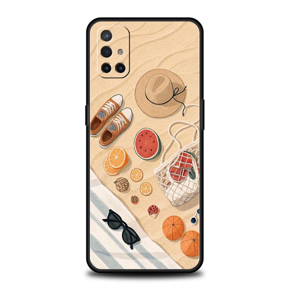 Летний пляжный чехол для телефона для Oneplus 13R 13 12R 11 10T 10R Nord N100 N200 N10 10 9 9R 9RT CE 3 2 Z Pro 5G Мягкий ТПУ чехол Fundas