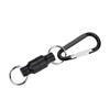 Magnetic Net Release Holder, Double Keychain Hook for Fly Fishing - Black