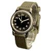 Military Watch TYPE 24H Black Dial Green Cloth Strap [M.R.M.W.] Men's A-11