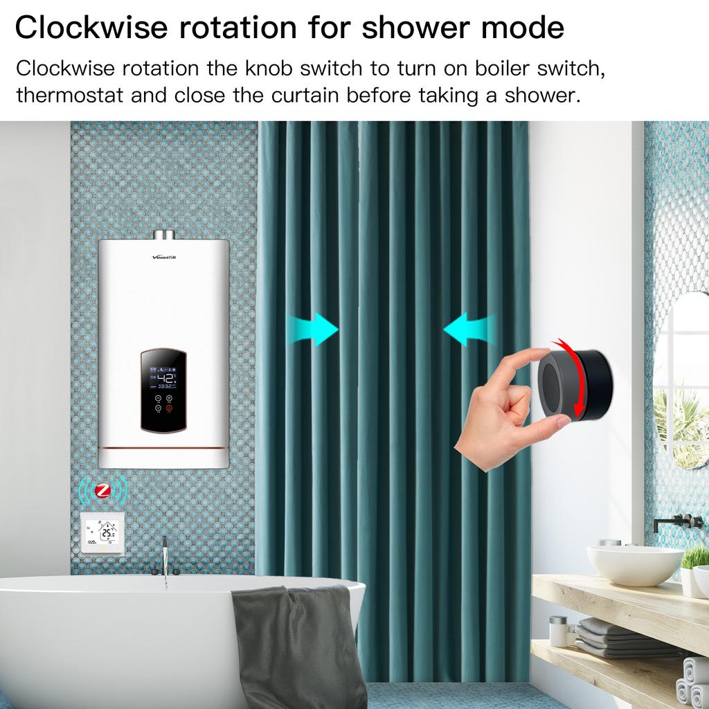 TY Zigbee Smart Knob Switch Автоматизация Беспроводной переключатель сцены Кнопка затемнения Питание от батареи