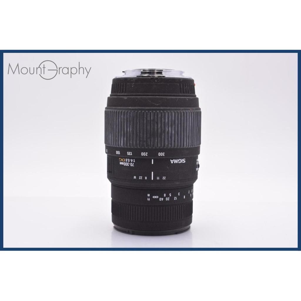 Used Sigma SIGMA 70-300mm F4-5.6 DG with front and rear caps & lens filters for Sony/Minolta A (AF) Free included #am8910