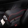 PU Leather Car Armrest Box Pad Cushion Auto Center Console Arm Rest Seat Box Heightening Soft Pad Hand Support with Storage