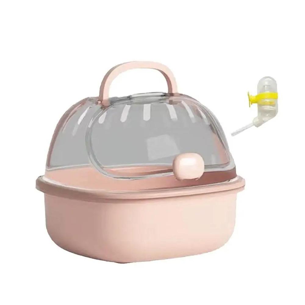 Handheld Chinchilla Outdoor Cage Portable Small Pet Carrying Box Hamster Travel Carrier Hedgehog