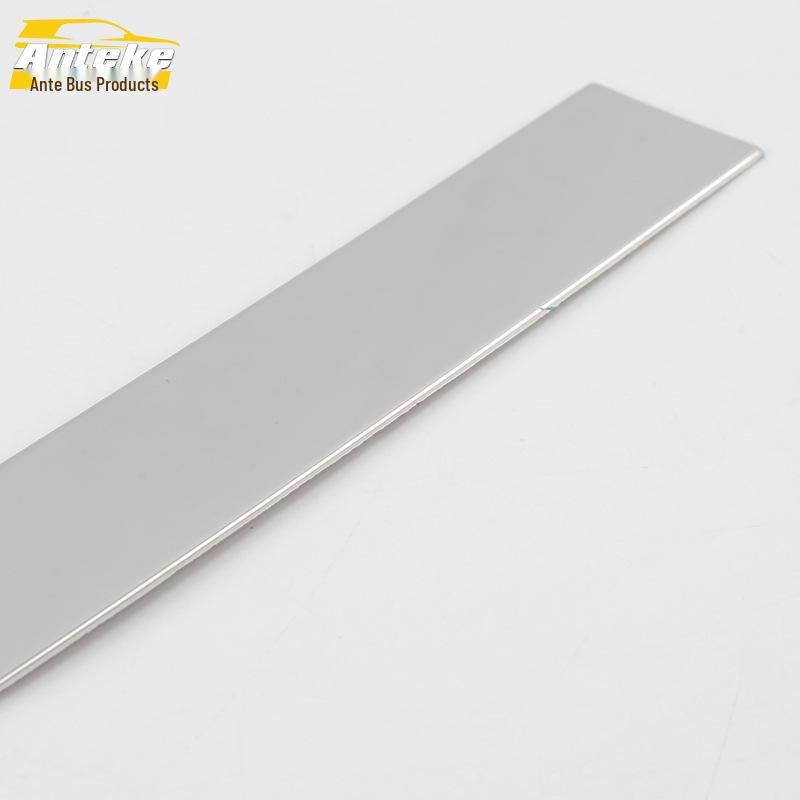 Rear Bumper Trim for 17 H6: Stainless Steel Anti-Scratch Collision Strip