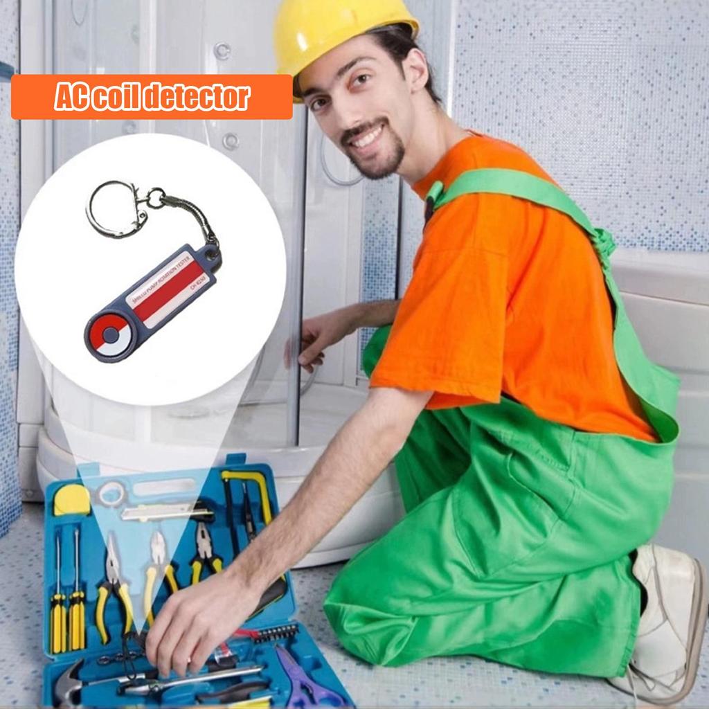 Детектор катушки переменного тока Детектор утечки хладагента переменного тока Сверхпрочное обнаружение с брелоком для дома, коммерческого оборудования, промышленного обслуживания