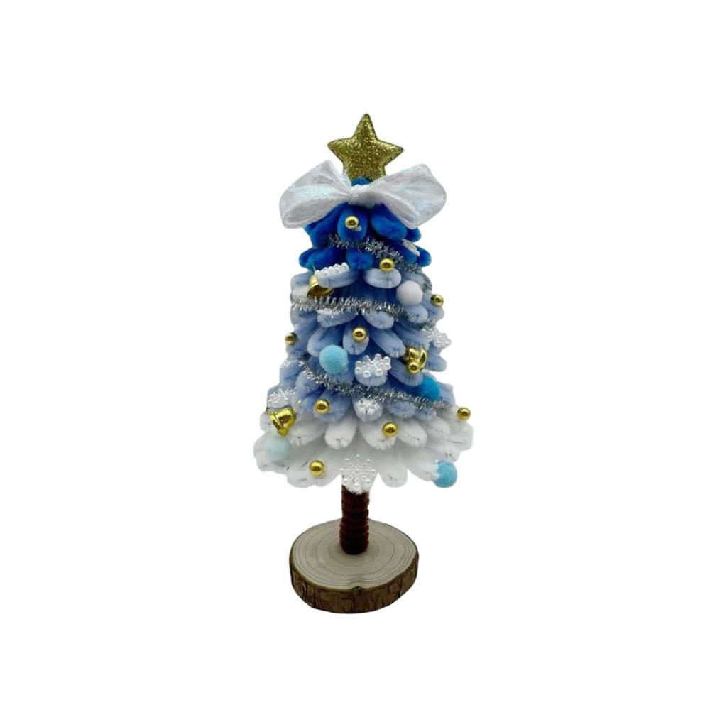 Christmas Tree Finished Product Christmas Stick Handmade DIY Finished Desktop Christmas Tree Decoration