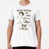 Silly Goose On the Loose Cowboy Design T-Shirt S-5XL Best T-Shirt