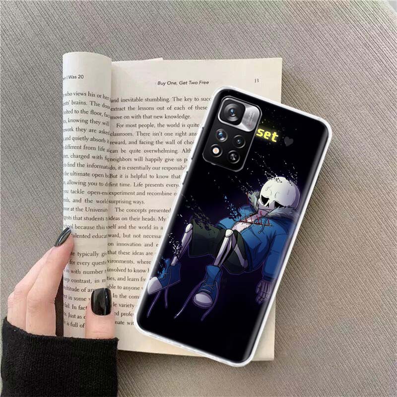 Чехол для телефона Undertale Sans Doggo для Xiaomi Poco X4 F4 GT X3 NFC X5 X6 X7 Pro 5G M5 M5S M3 F5 Mi F6 F3 F2 F1 Чехол Coque Fundas T