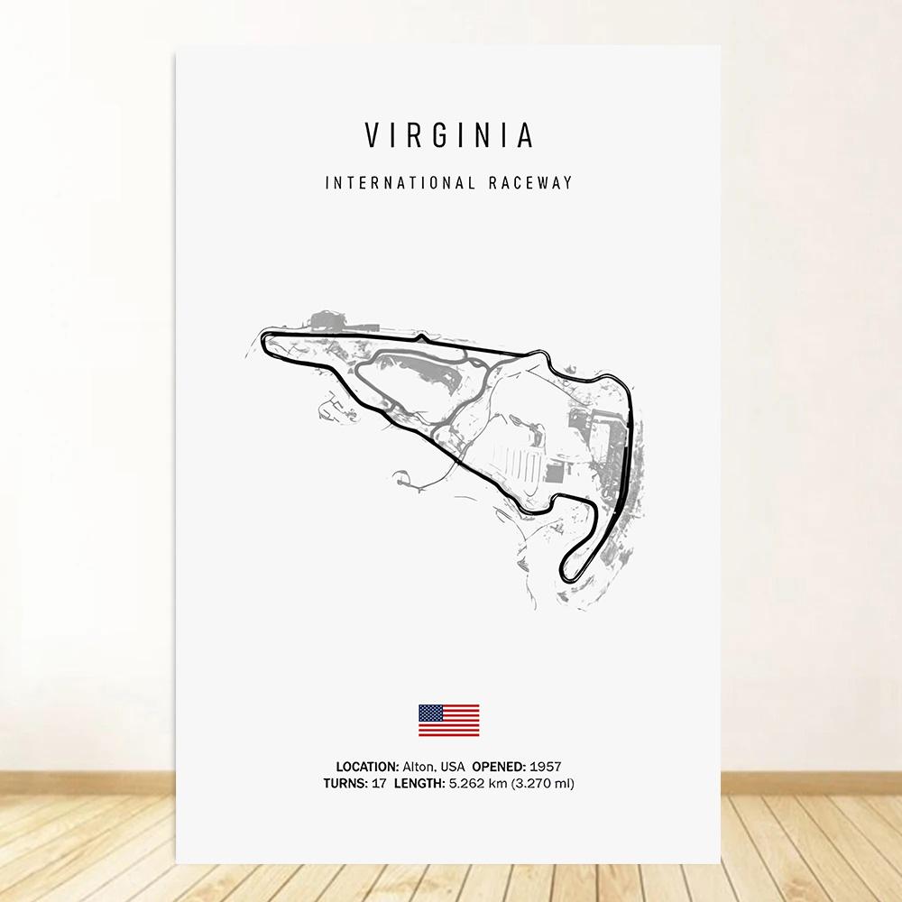 Classic Black And White Vintage Wall Art Formula 1 Imola Monaco Monza Circuit HD Oil On Canvas Posters And Home Decor Gifts