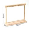 New Large Necklaces Easel Solid Wood 12/18 Hooks Jewelry Collection Rack Removable Bracelet Display Board Set Up Stalls