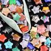 1460-20мм Кулон Пятиконечная Звезда из Натурального Полудрагоценного Камня для DIY Украшений