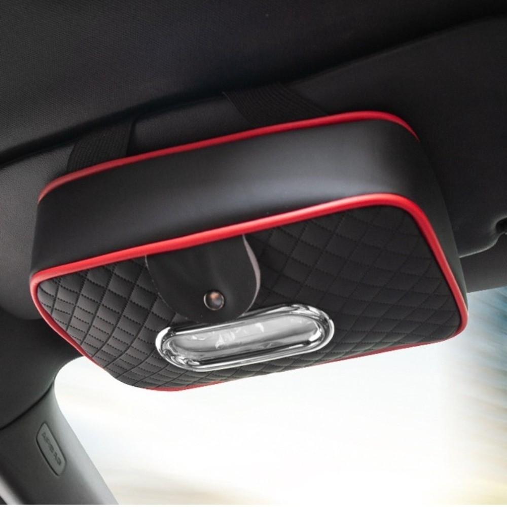 Thickened Car Visor Tissue Box Multi-Functional Backseat Tissue Case Car Interior Accessories