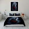 Wolf Howling at the Moon Bedding Duvet Cover Set  (1*Duvet Cover 2*Pillowcases, without duvet insert)