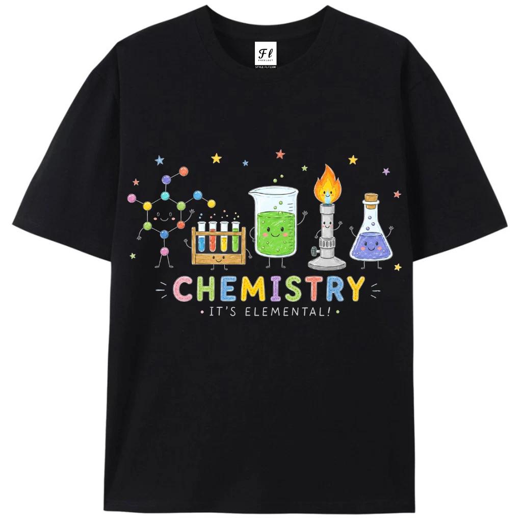 Chemistry Teacher Shirt Chemistry Its Elemental Lab Squad Women T-Shirt Cute