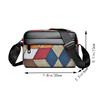 Colorblock Shoulder Bag - Trendy Patchwork Crossbody Purse (Mini Phe Bag for Women)