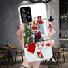 Рождественский Чехол для Телефона с Рисунком Девочки и Елки Подарок Для Samsung Galaxy A13 A14 A15 A16 A17 A53 A54 A55 A56 A57 A33 A34 A35 A36 A37 A23 A24 A25