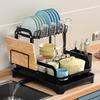 2-Tier Iron Kitchen Dish Drying Rack