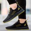 Мужская обувь Повседневная спортивная обувь Легкие кроссовки Fly Woven Driving Shoes Дышащие кроссовки