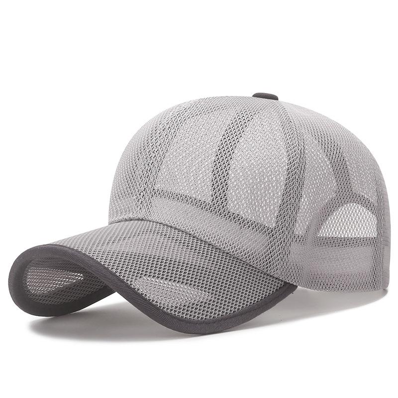 Summer Breathable Baseball Cap Mesh Sun Hat Men Outdoor Golf Fishing Hats Snapback Panama Hat Visor Peaked Cap