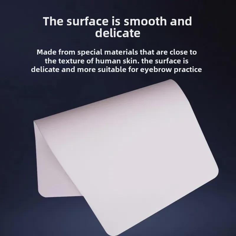Силиконовая тренировочная кожа для начинающих для полуперманентных татуировок бровей