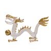 Handmade Glass Emperor Dragon with Golden Orb, Large
