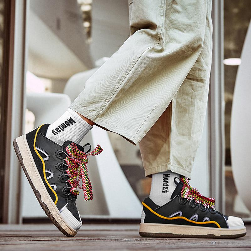 36-45 Unisex Outdoor Large Size Microfiber Casual Sports Sneakers