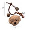 Pet Lovers Dog Keychain Stuffed Animals Dog Pendant Fashion Dog Plush Key Rings  DIY Accessories