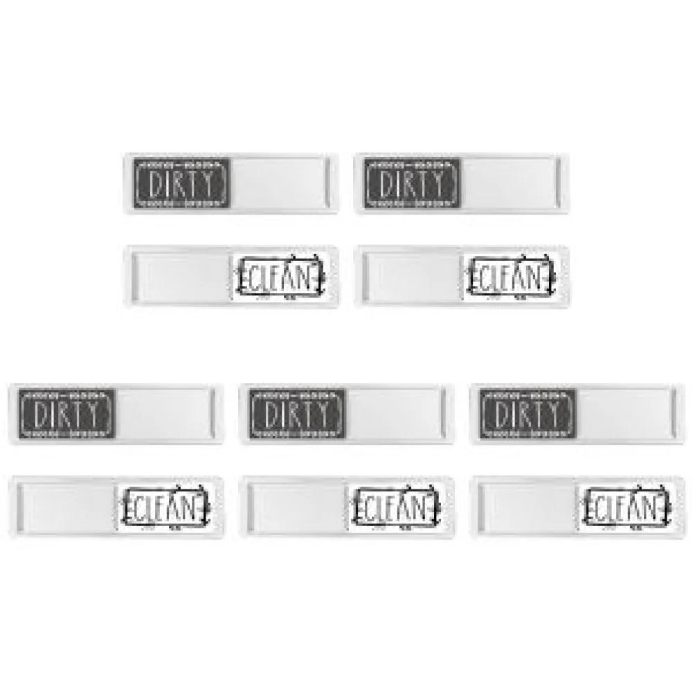 Clean Dirty Dishwasher Magnet Indicator Sign Large Text Magnetic Indicator Sign Slide Super Strong Magnet Sign Kitchen Supplies