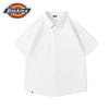 Мужская повседневная рубашка Dickies американского стиля с коротким рукавом, свободного кроя