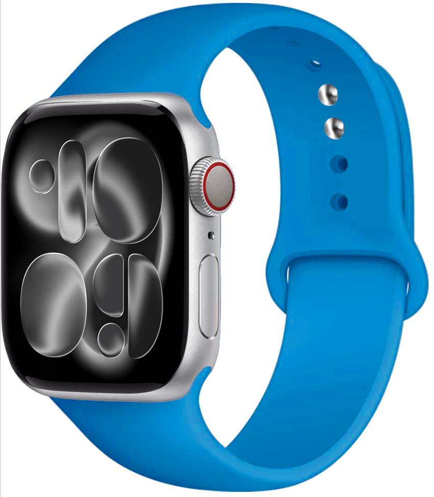 Силиконовый ремешок Для Apple Watch 11 band 44mm 40mm 49mm 45mm 41mm 38 46mm 42mm correa bracelet iWatch series 9 8 7 6 SE ultra 2 3
