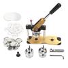 100 Sets Button Maker Machine 44mm Rotate Button Pressing Machine DIY Badges with Dies Cutter