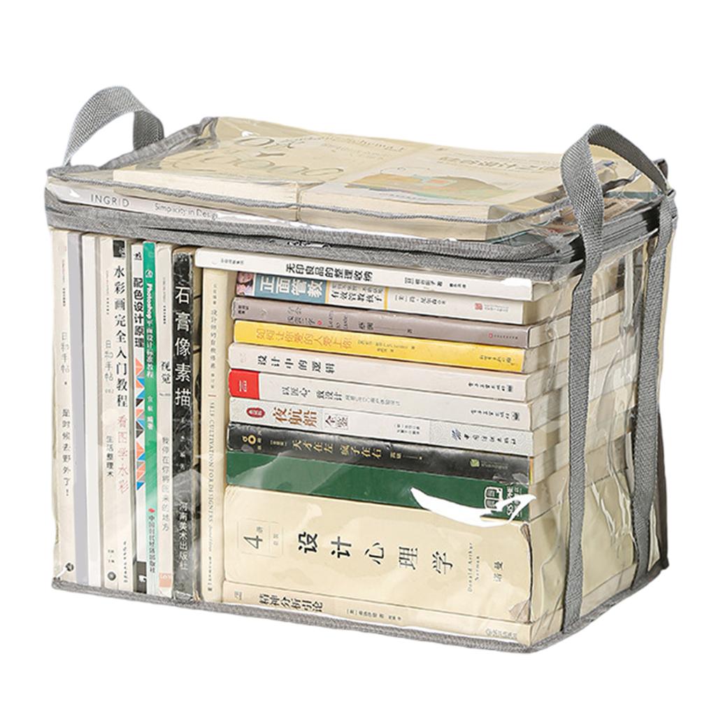 Водонепроницаемые органайзеры для книг Практичная коробка для хранения книг Складная коробка для игрушек Прозрачная коробка для книг для общежития, дома, класса
