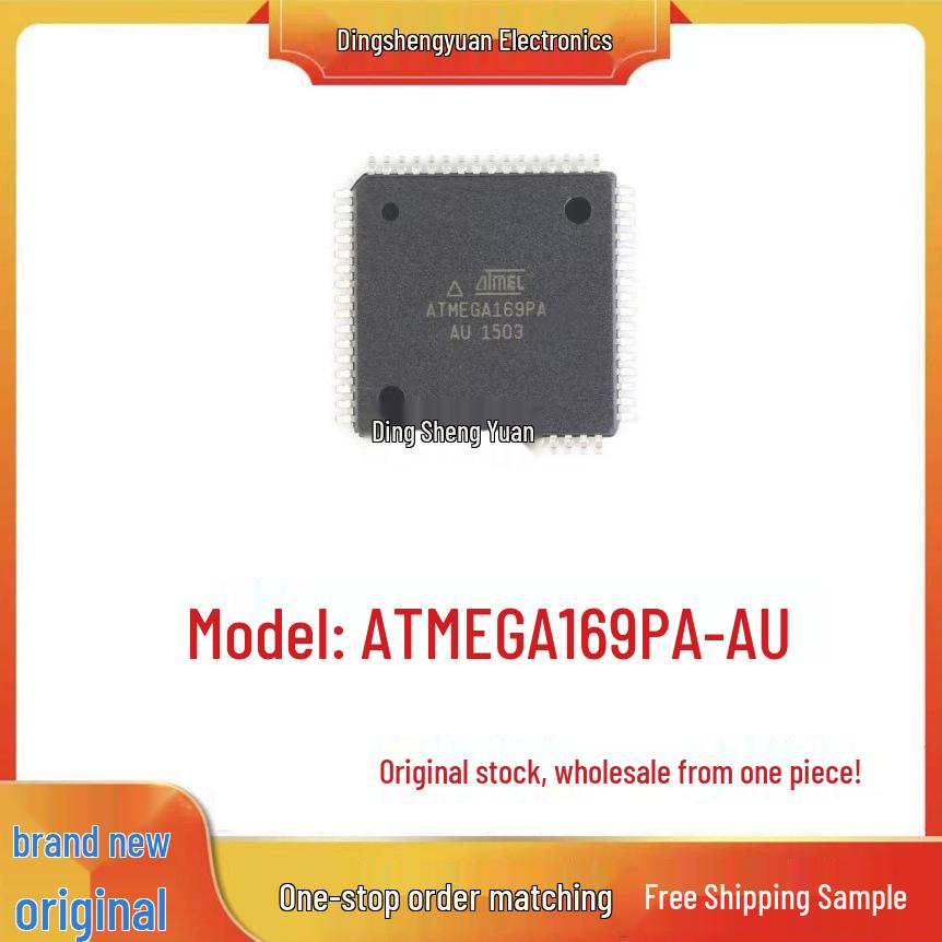 ATMEGA169PA-AU 8-битный микроконтроллер AVR TQFP64