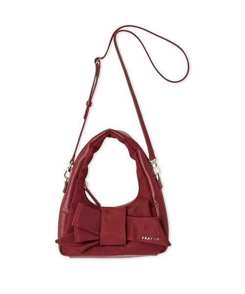 FRAY Ruel Ribbon Padded Red I.D. One-Handle Bag, FWGB254314, Women's,