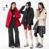 Qianrengang Women's 2025 A/W Short Hooded Down Jacket