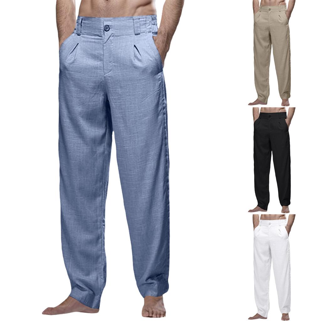 Спортивные штаны для фитнеса, однотонные, свободные, повседневные, спортивные штаны для бега